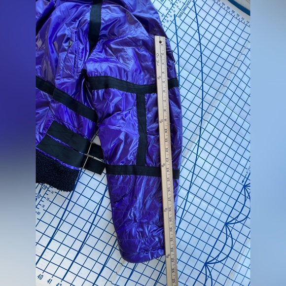 FP MOVEMENT Purple & Black Vagabond Bomber Jacket NEW W/O TAGS Prima Loft SZ XS - Picture 7 of 9